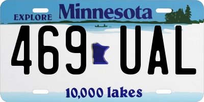 MN license plate 469UAL
