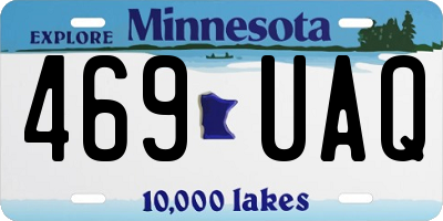 MN license plate 469UAQ
