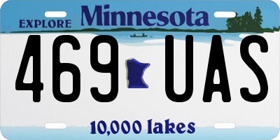 MN license plate 469UAS