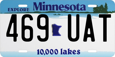 MN license plate 469UAT
