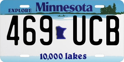 MN license plate 469UCB