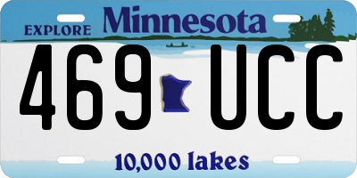 MN license plate 469UCC