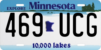 MN license plate 469UCG