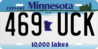 MN license plate 469UCK