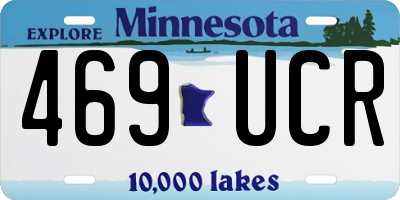 MN license plate 469UCR