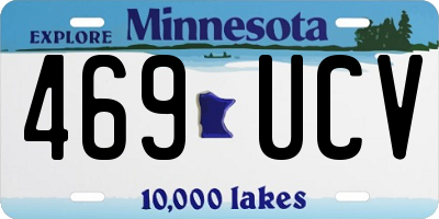 MN license plate 469UCV