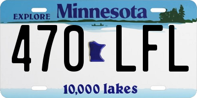MN license plate 470LFL
