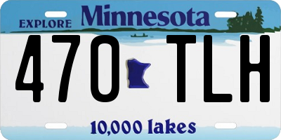 MN license plate 470TLH