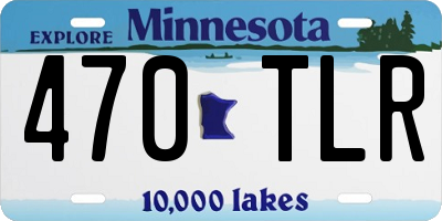 MN license plate 470TLR