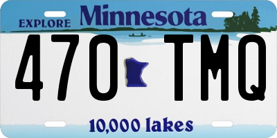 MN license plate 470TMQ