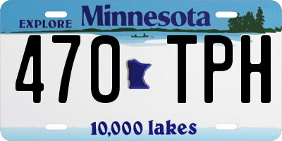 MN license plate 470TPH