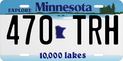 MN license plate 470TRH