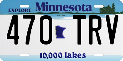 MN license plate 470TRV