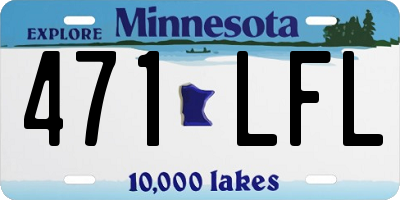 MN license plate 471LFL