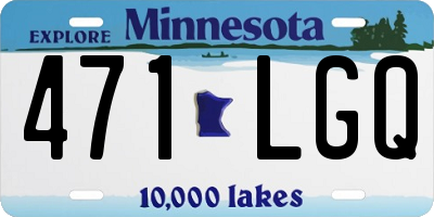 MN license plate 471LGQ