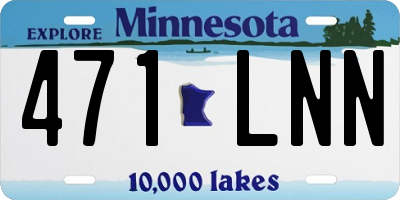 MN license plate 471LNN