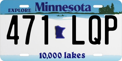 MN license plate 471LQP