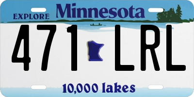 MN license plate 471LRL