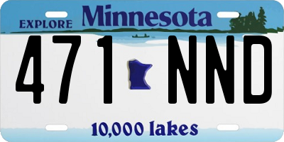 MN license plate 471NND