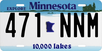 MN license plate 471NNM