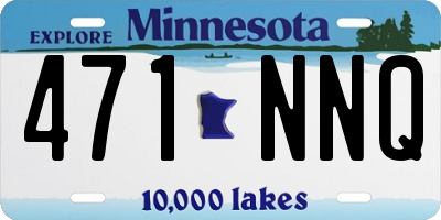 MN license plate 471NNQ