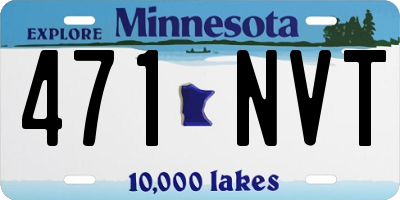 MN license plate 471NVT