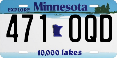 MN license plate 471OQD
