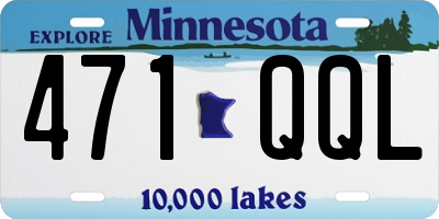 MN license plate 471QQL