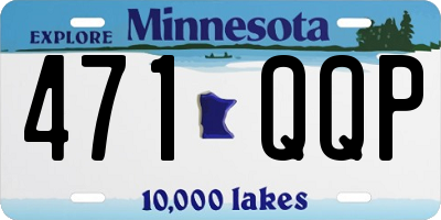 MN license plate 471QQP