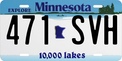 MN license plate 471SVH