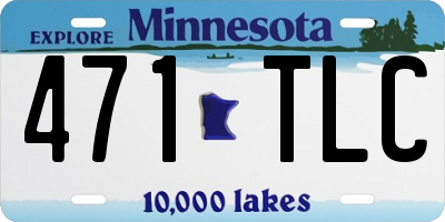 MN license plate 471TLC
