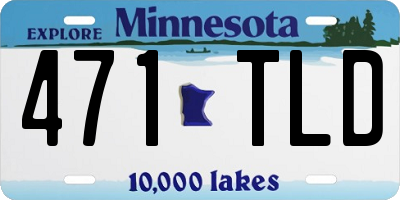 MN license plate 471TLD