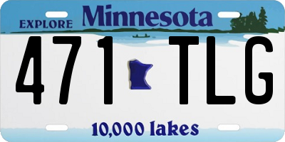 MN license plate 471TLG