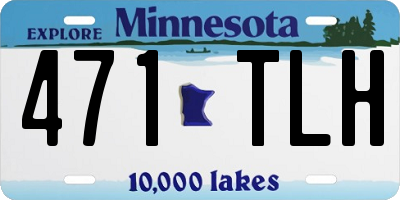 MN license plate 471TLH