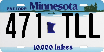 MN license plate 471TLL