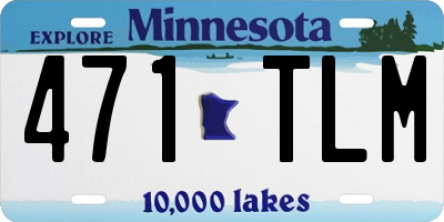 MN license plate 471TLM