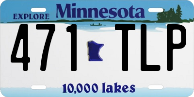 MN license plate 471TLP