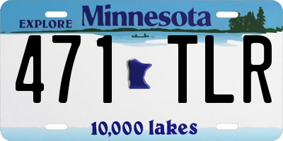 MN license plate 471TLR