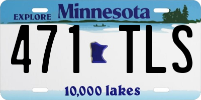 MN license plate 471TLS
