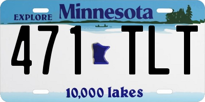 MN license plate 471TLT