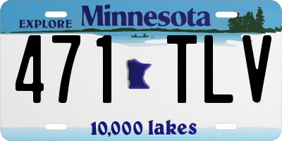 MN license plate 471TLV