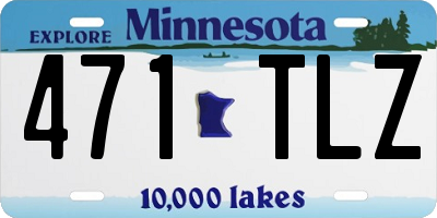 MN license plate 471TLZ