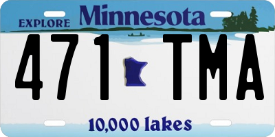 MN license plate 471TMA
