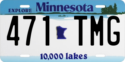 MN license plate 471TMG