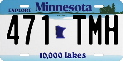 MN license plate 471TMH
