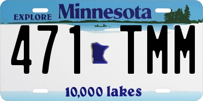 MN license plate 471TMM