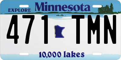 MN license plate 471TMN