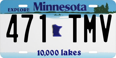 MN license plate 471TMV