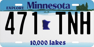 MN license plate 471TNH