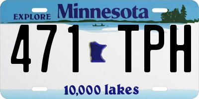 MN license plate 471TPH